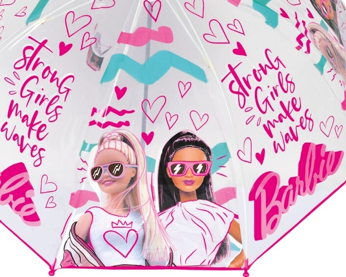 Detail potlače Barbie na dáždniku